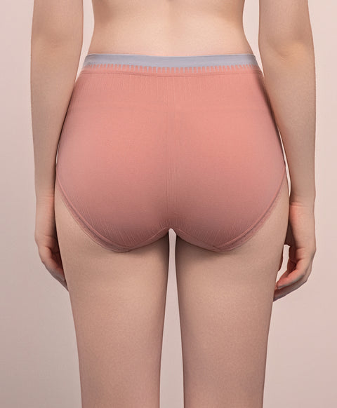 Lacey Seamless Mid Waist Hipster Panties