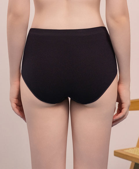 Elegant Seamless Mid Waist Midi Panties