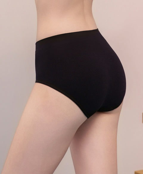 Elegant Seamless Mid Waist Midi Panties
