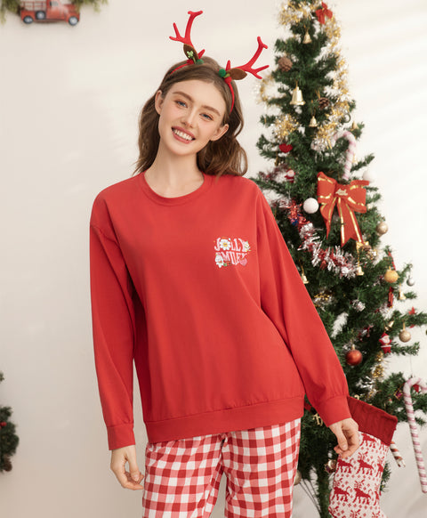 Jolly Smiley Long Sleeves Top & Pants Set