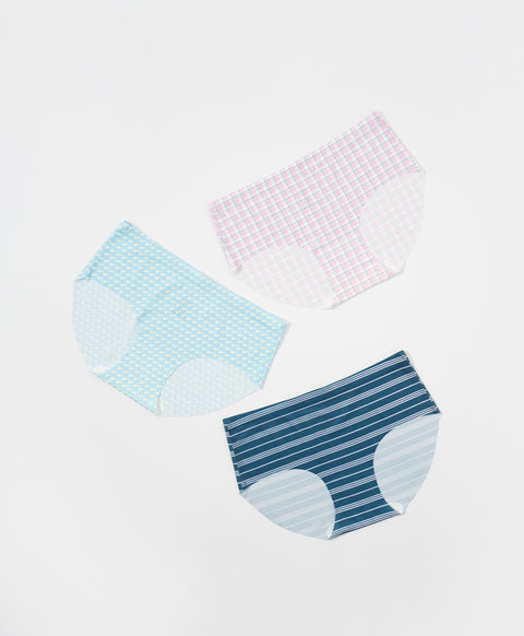 Print Clean Cut Low Waist Hipster Panties