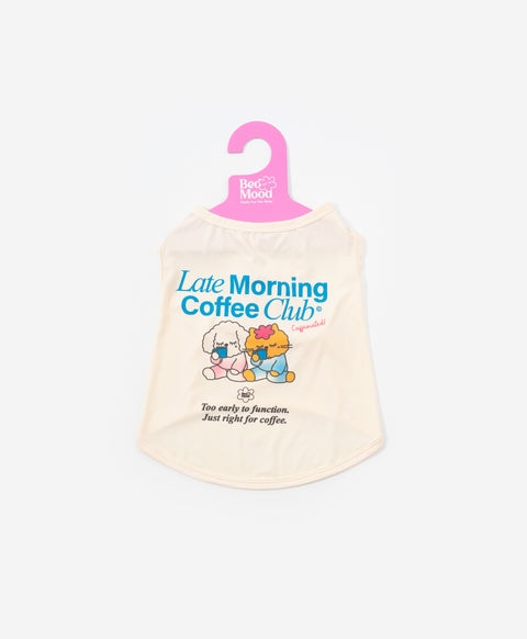 BedMood Cremo & Mello Late Morning Coffee Club Pet Shirt