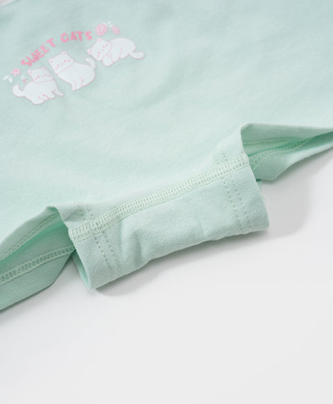 Junior Sweet Cat Cotton Low Waist Boxshorts Panties