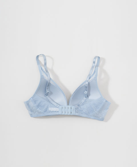 Sheer Elegance Wireless Lightly-lined 3/4 Cup Demi Bra