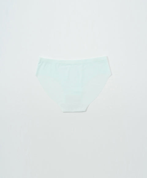 Simple Laminated Low Waist Mini Panties