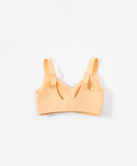 Marshmallow Kiss: Mirror Skin Full Coverage V-Neck Wireless Bra With Adjustable Straps (Fuller Figure) – New & Improved