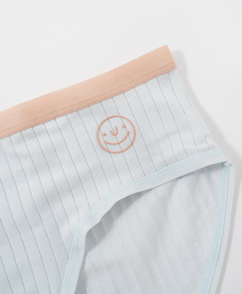 Your Mood, My Day Low Waist Hipster Ribbed Cotton Panties