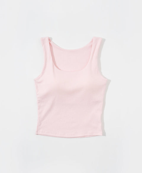 I am Padded! Square Neck Padded Tank Top