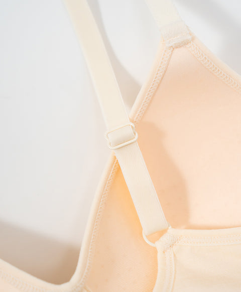 (NEW) Real Comfy Triangle Cup Seamless Wireless Bra