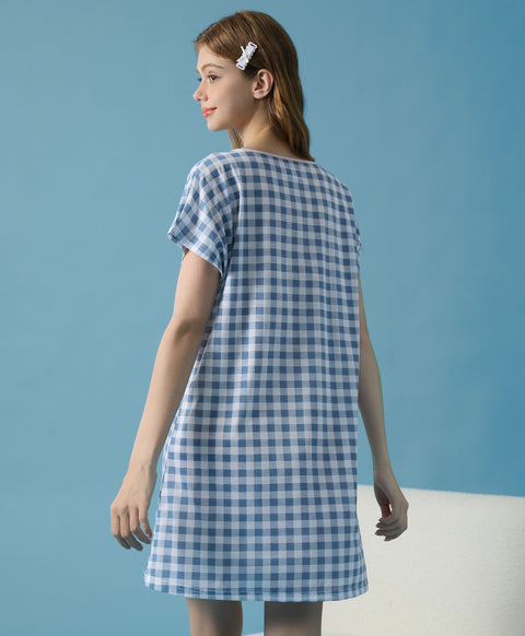 Have Some Fun Short Sleeves Sleep Dress