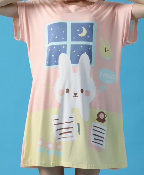 Little Bunny Focusing Microfiber Sleep Dress
