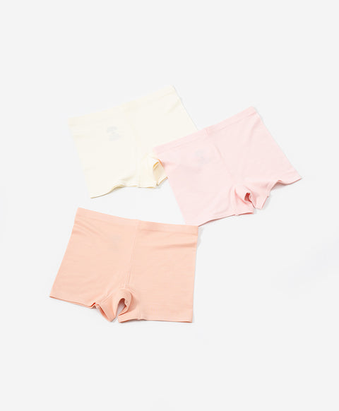 Junior Uniform Buddy Low Waist Boxshorts Seamless Laminated 3pcs Modal Spandex Pack Panties