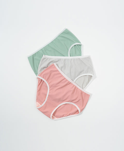 Nature Ribbed Low Waist Midi Panties