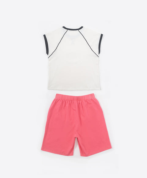 Junior Mala-Twins Top & Short Sleep Set