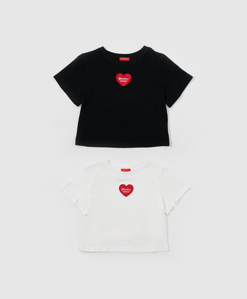 Call Me Lucky Relaxed Fit Crop Tee