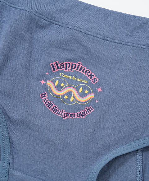 Happiness Viscose Mid Waist Hipster 2pcs Sanitary Panties Pack