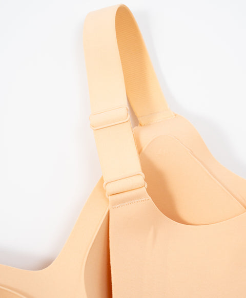 Marshmallow Kiss: Mirror Skin Full Coverage V-Neck Wireless Bra With Adjustable Straps (Fuller Figure) – New & Improved