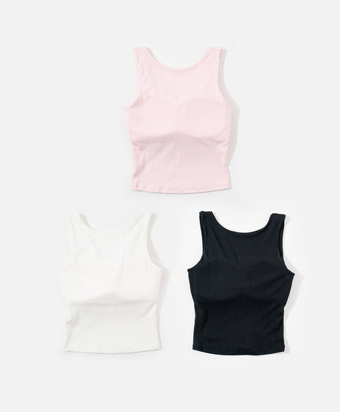 I am Padded! Square Neck Padded Tank Top
