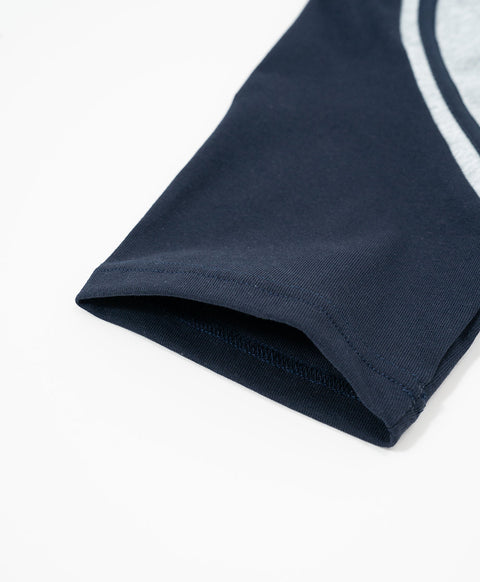 The Playmakers Crop Raglan Baby Tee