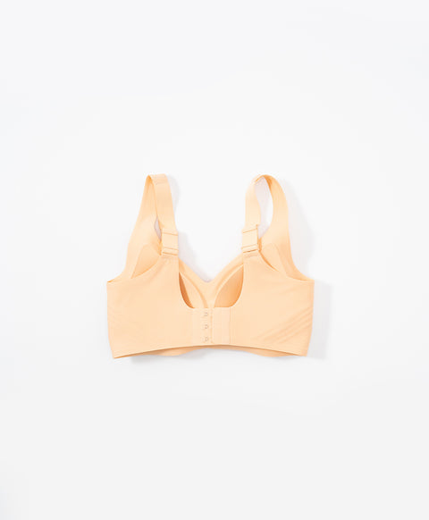 Marshmallow Kiss: Mirror Kiss V-Neck Wireless Bra with Adjustable Straps - New & Improved