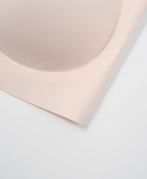 High Coverage Sculpting Side Panel Laminated Wireless Bralette with Back Hooks