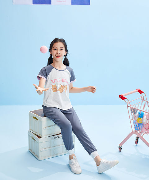 Junior Victory Teddy GIRLS PJ Set