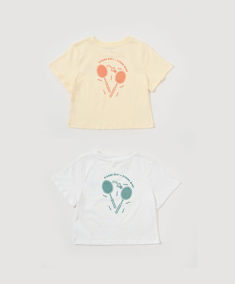 Go For It! Relaxed Fit Crop Tee