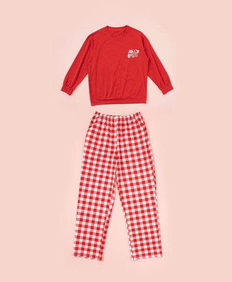 Jolly Smiley Long Sleeves Top & Pants Set