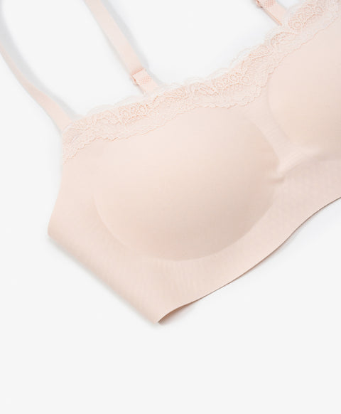 Crème de Lacelisse Wireless Lace-Trimmed Bralette