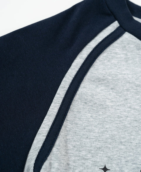 The Playmakers Crop Raglan Baby Tee