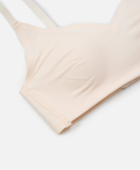Bare Essentials Wireless V-Neck 3/4 Cup Demi Bra