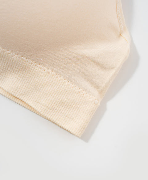 (NEW) Real Comfy Triangle Cup Seamless Wireless Bra