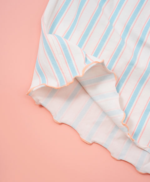Meow-lloweeen Party Short Sleeves Top and Short Sleep Set