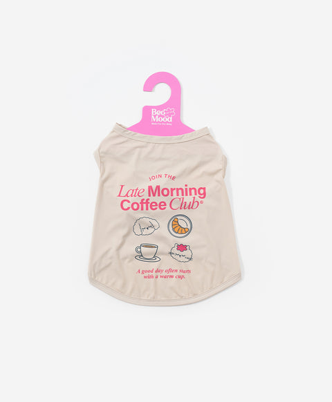 BedMood Cremo & Mello Late Morning Coffee Club Pet Shirt