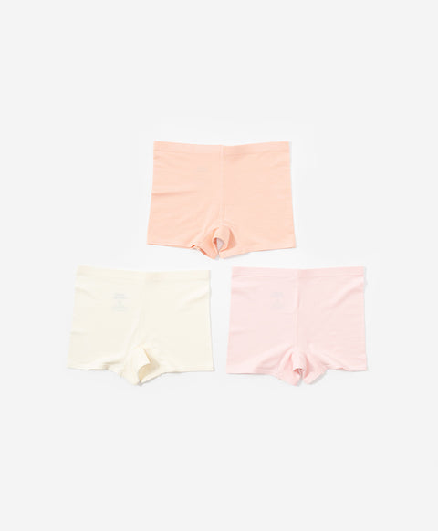 Junior Uniform Buddy Low Waist Boxshorts Seamless Laminated 3pcs Modal Spandex Pack Panties