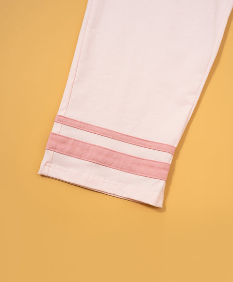 Junior Delulu Power Hearts Short Sleeves Top & Long Pants Set