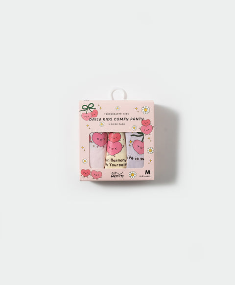 Junior Yuki & Hattie Better Together 3pcs Lyocell Cotton Spandex Mini Pack Panties