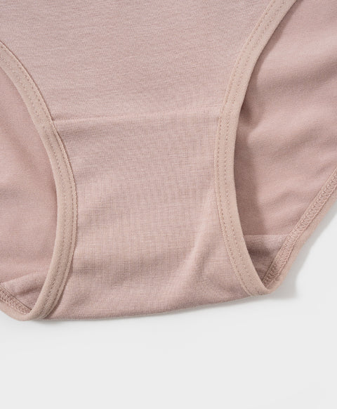 The Softest You Low Waist Hipster 5pcs Lyocell Cotton Spandex Pack Panties