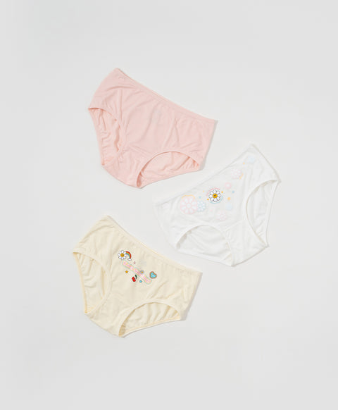 Junior Keep Smiling 3pcs Mini Panty Pack