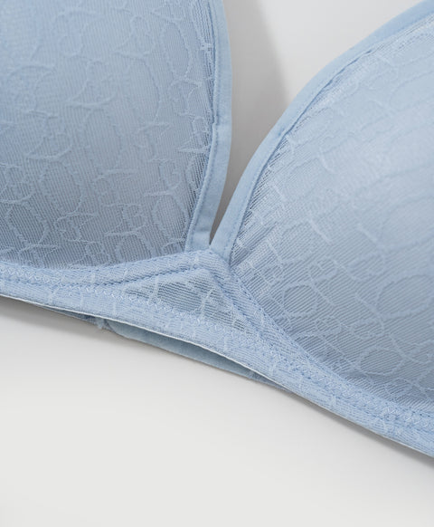 Sheer Elegance Wireless Lightly-lined 3/4 Cup Demi Bra