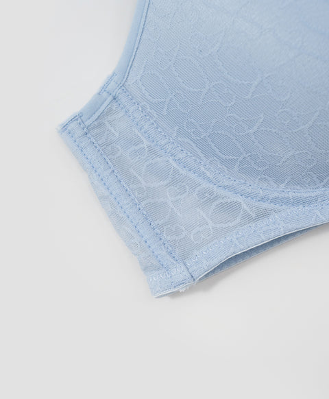 Sheer Elegance Wireless Lightly-lined 3/4 Cup Demi Bra