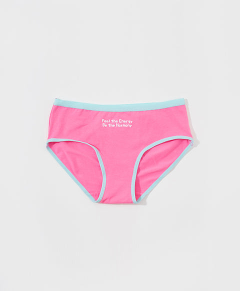 Music Concert Yuki & Hattie 5pcs Low Waist Hipster Graphic Pack Panties Wonder Box