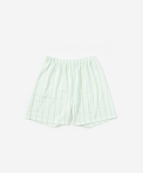 BedMood Cremo Currently Busy Doing Nothing Polyester PJ Short Sleeves Top & Shorts Set - Green