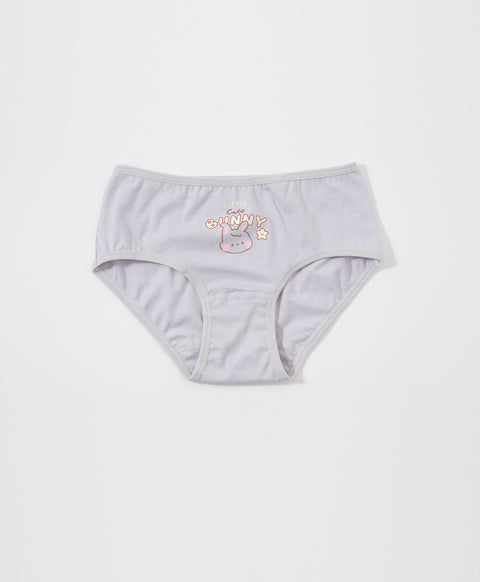Junior Little Bunny Cotton Low Waist Mini Panties