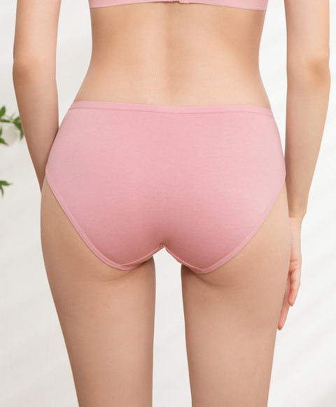Fresh Cotton Mid Waist Midi 5pcs Pack Panties