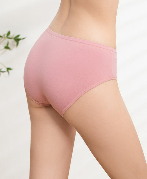 Fresh Cotton Mid Waist Midi 5pcs Pack Panties