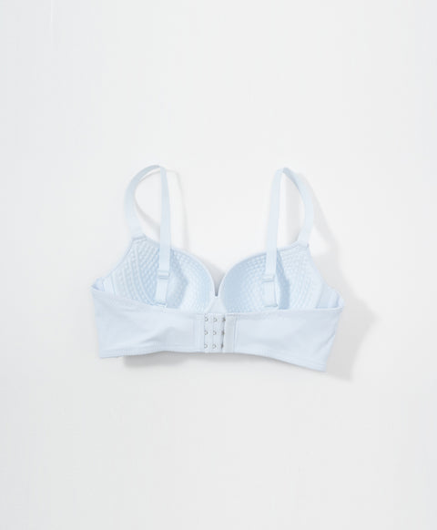Simply Rib Comfort 3/4Cup Wireless Demi Bra (B Cup)