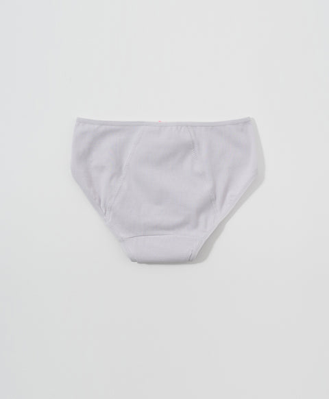 Berry Stressed Cotton Mid Waist Midi 2pcs Sanitary Panties Pack