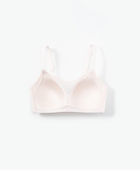 Bare Light Plus Size Wireless Lightly Lined 3/4 Cup Full Coverage Push-Up-Lifting Bra