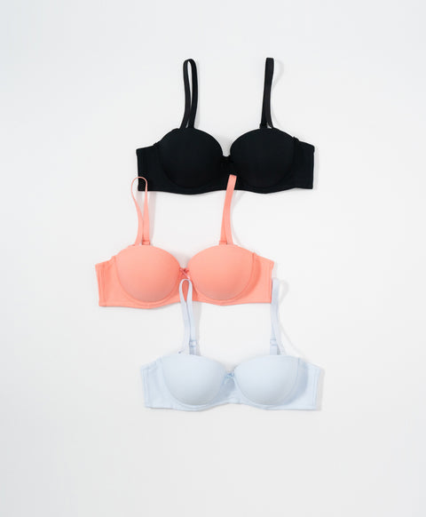 Simply Rib Comfort 1/2 Cup Underwired Multiway Bra (B Cup)